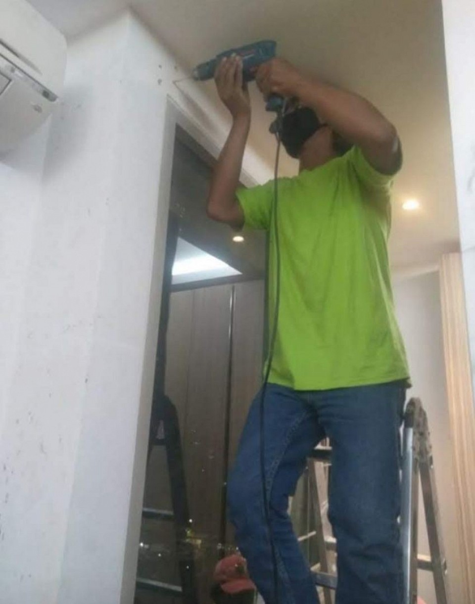 Pemasangan Hordeng Baru
